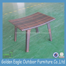 PE Rattan &amp; Aluminium Outdoor Hocker Set